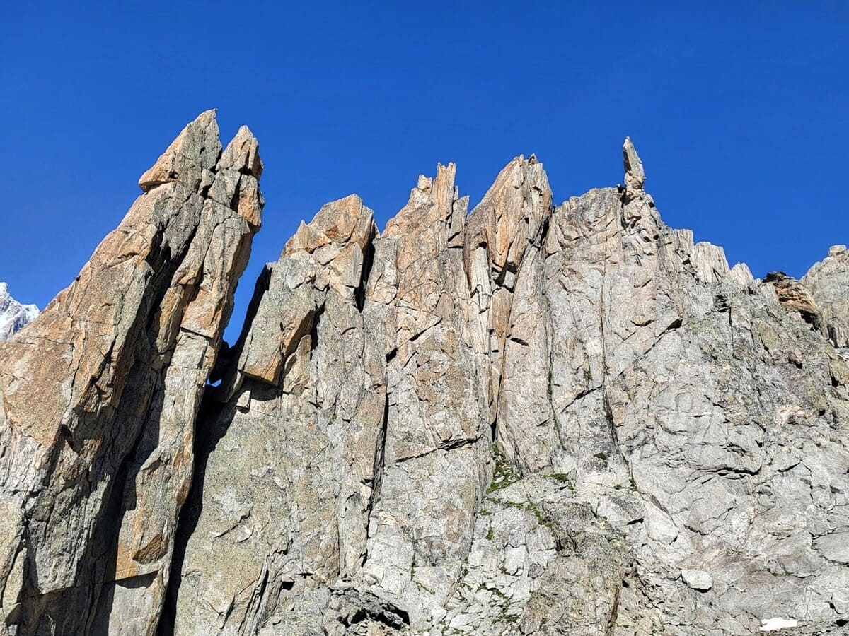 Grande voie d’escalade Argentière 3 jours Escalade en montagne | Granit | 3 jours