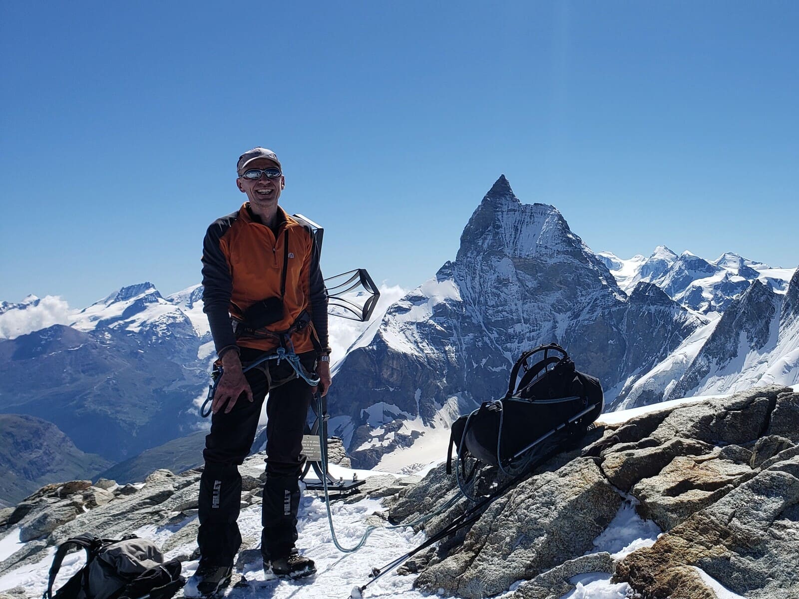 Ascension Tête Blanche de Bertol en été Alpinisme facile | sommet avec vue | 2 jours