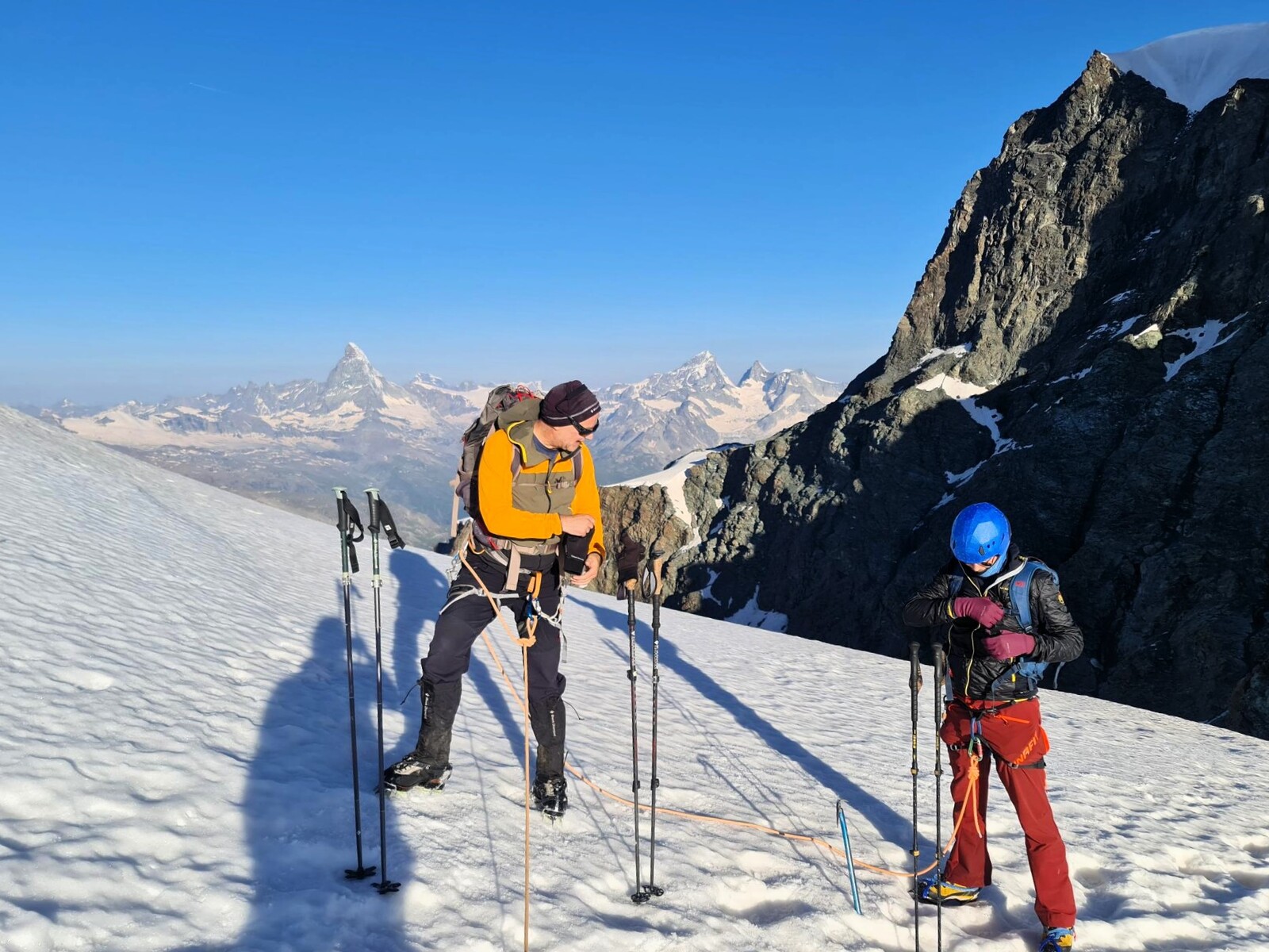 4000 faciles Saas-Fee | Ascension Allalinhorn - Strahlhorn Alpinisme facile | 4000 | 2 jours